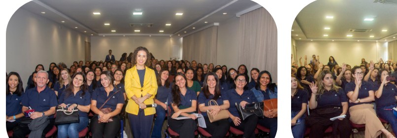 Professores reunidos em palestra da Lígia na APAC Campinas