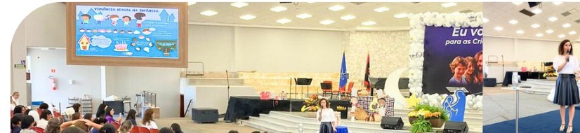 Auditório cheio durante palestra da Lígia na Universidade Adventista de São Paulo